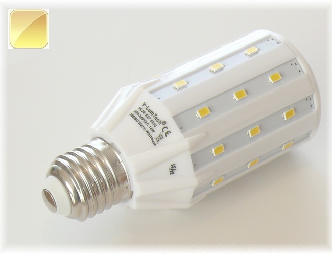Ampoule LED 5G E27 35 led SMD 5630 blanc chaud 360° 220v V-LumTech